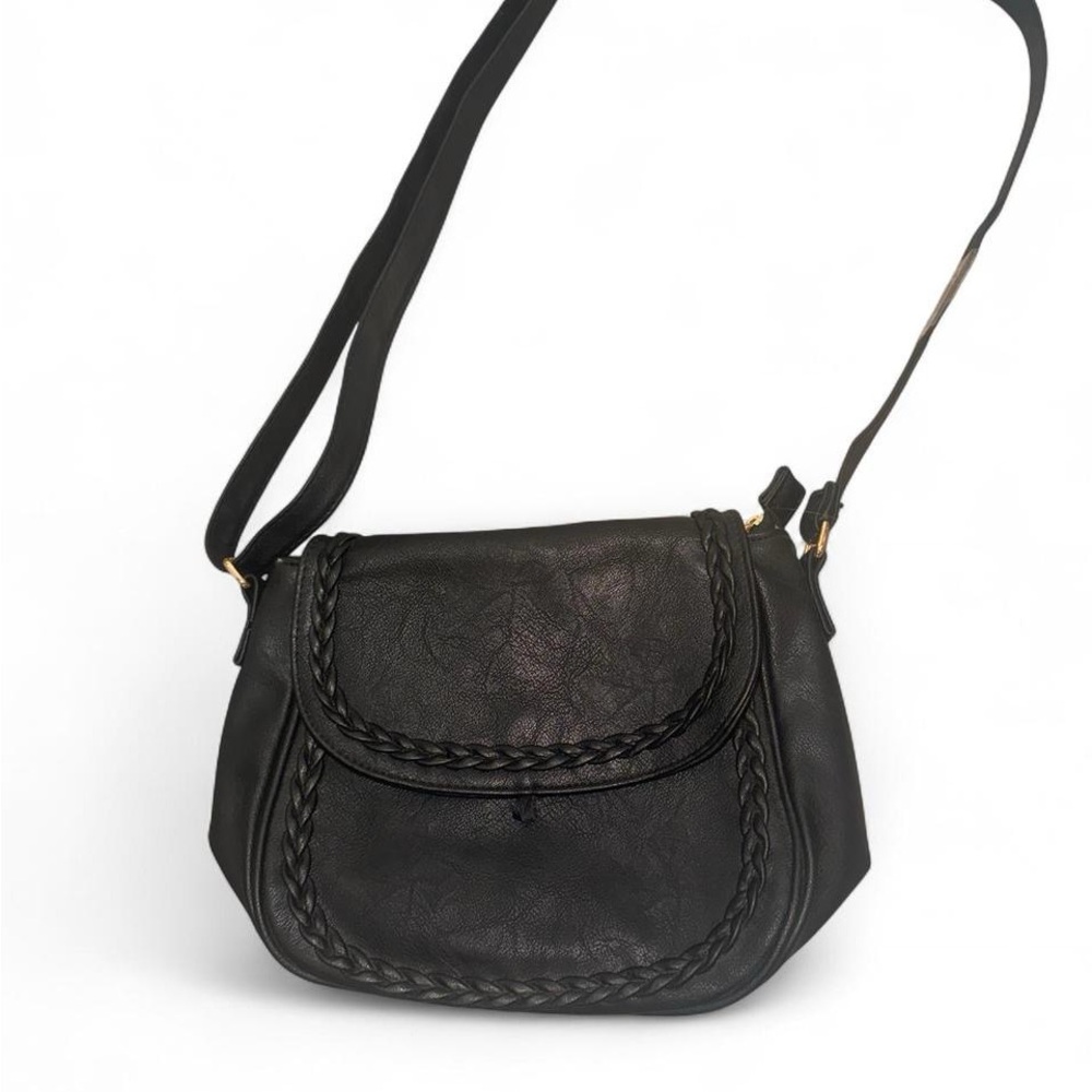 Braided Crossbody Shoulder Bag